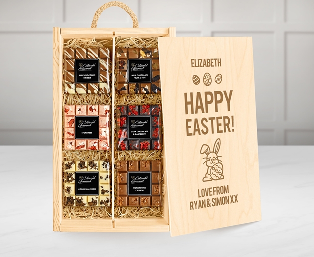 Easter Personalised Variety Chocolate Tasting Experience - Gourmet Bars